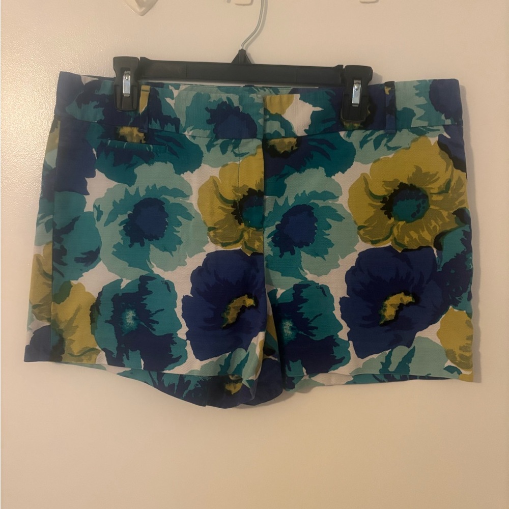 LOFT Floral Women's Shorts - Blue, Green, Yellow